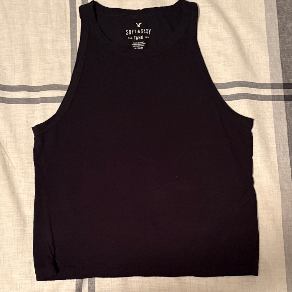 American Eagle Outfitters Black Tank Top